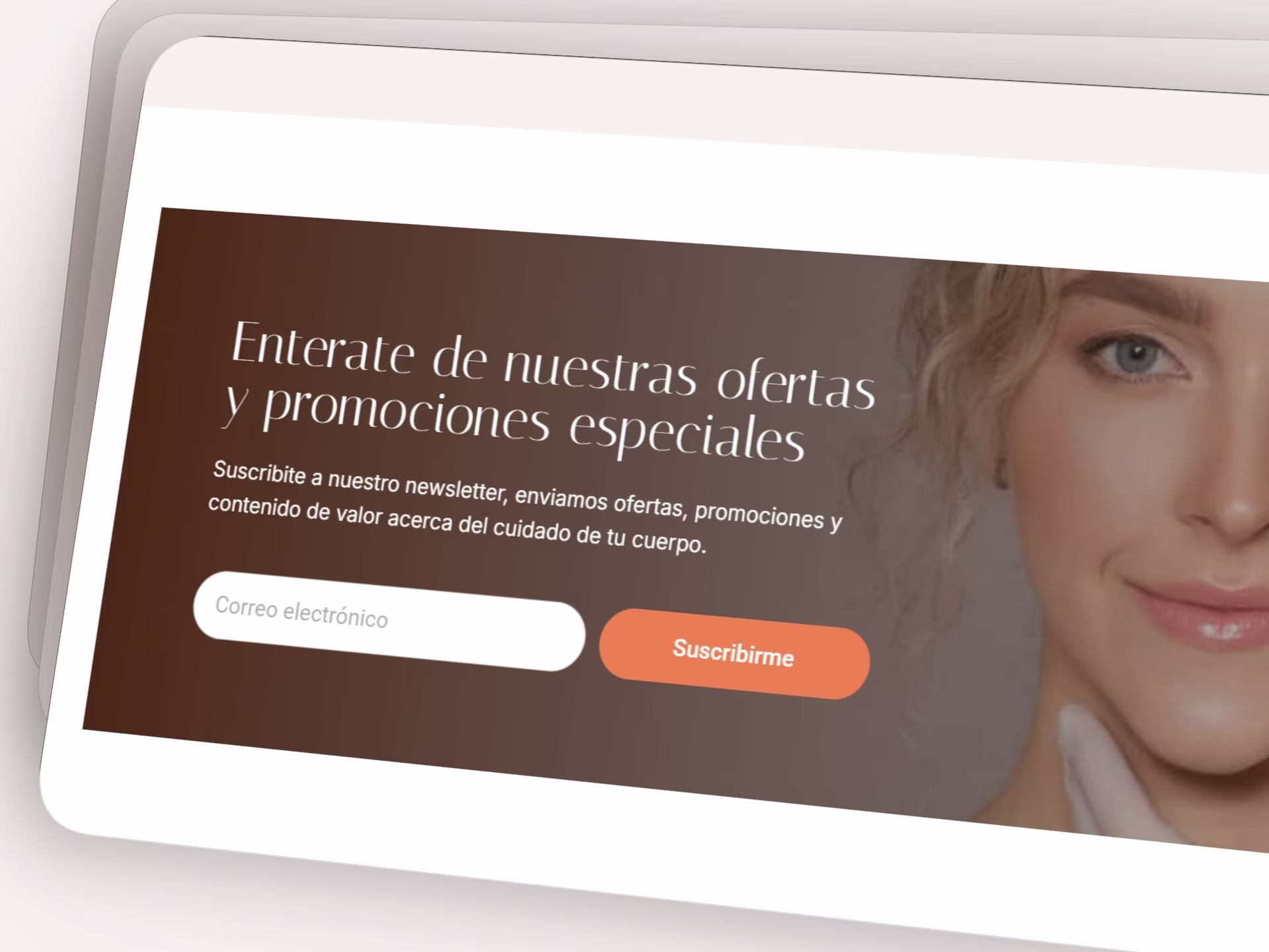 formulario de novedades para pagina de armonía y bienestar