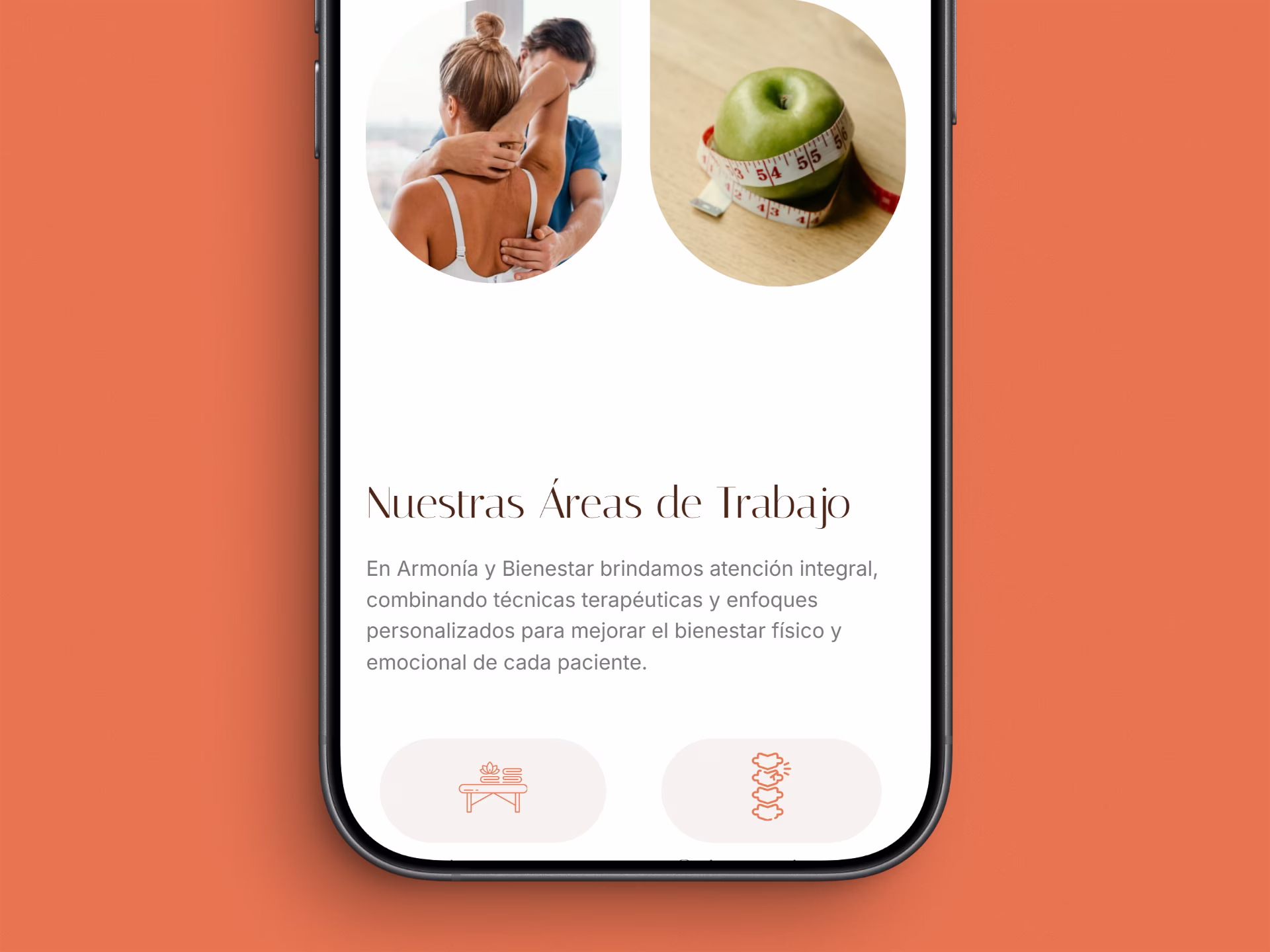 sección diseñada por especialistas wordPress
