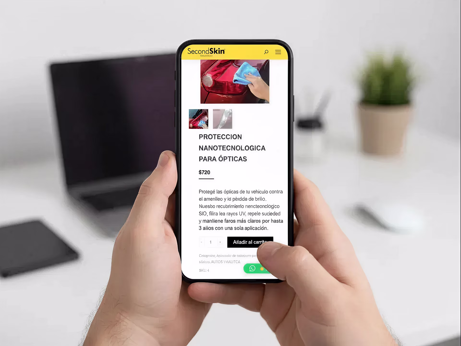 visualización de tienda online uruguaya
