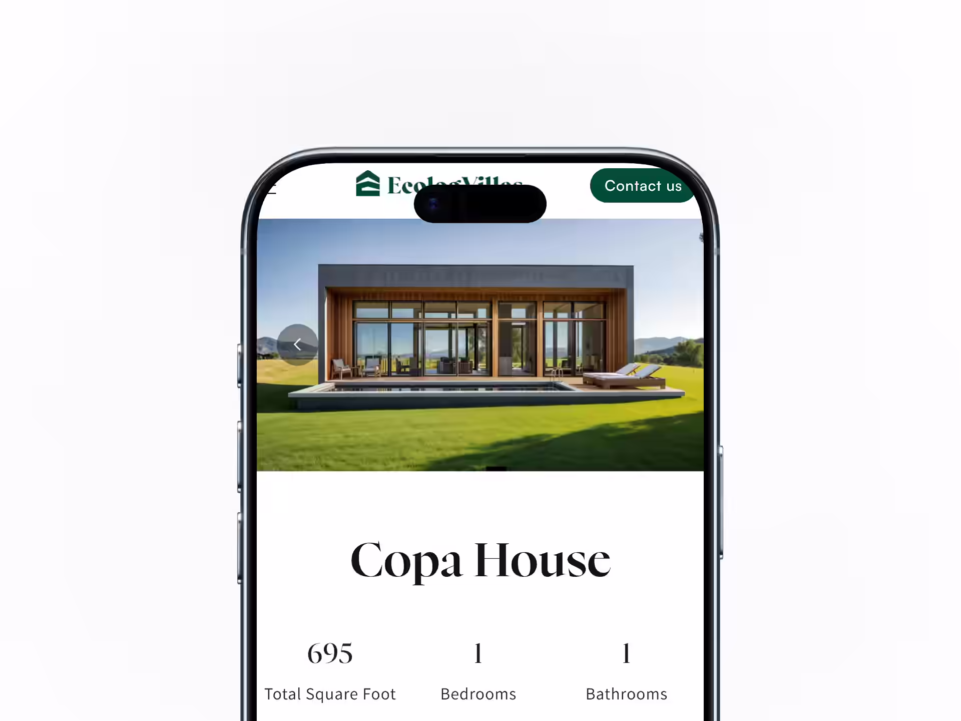 mockup de web de construcción